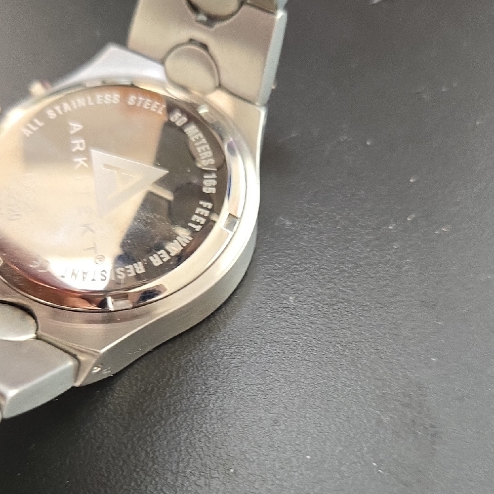Fossil Blue Dial Silver Band Watch - Picture 5 of 6